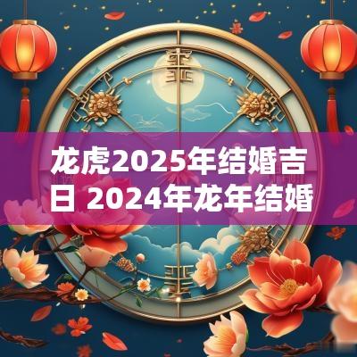 龙虎2025年结婚吉日 2025年蛇年结婚最佳时间