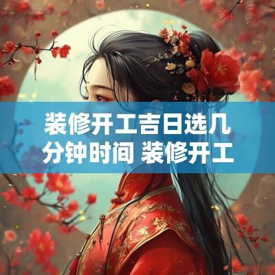 装修开工吉日选几分钟时间 装修开工吉日2025年最佳时间