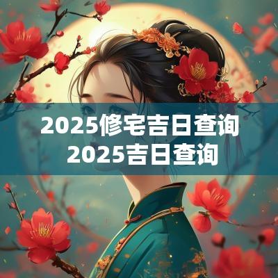 2025修宅吉日查询 2025吉日查询
