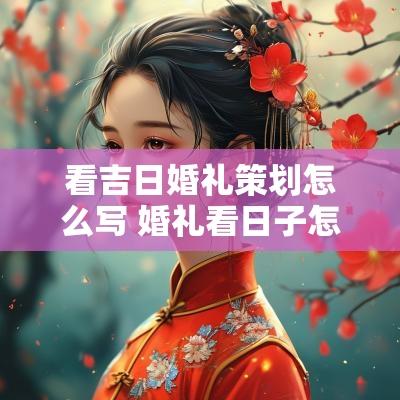 看吉日婚礼策划怎么写 婚礼看日子怎么看