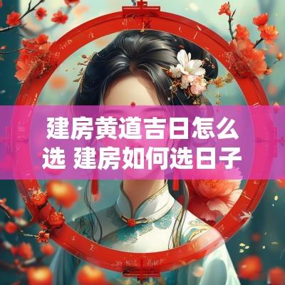 建房黄道吉日怎么选 建房如何选日子