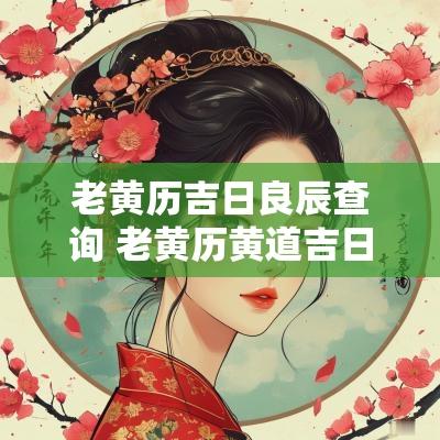 老黄历吉日良辰查询 老黄历黄道吉日良时