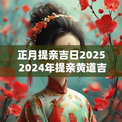 正月提亲吉日2025 2025年提亲黄道吉日一览表