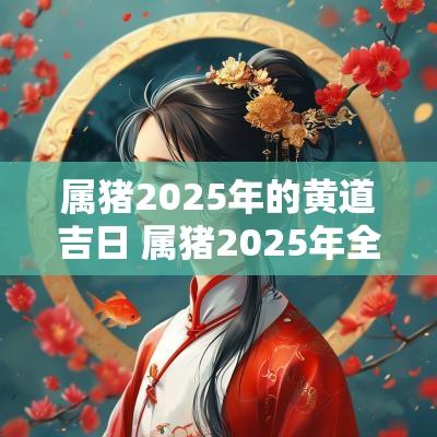 属猪2025年的黄道吉日 属猪2025年全年运势