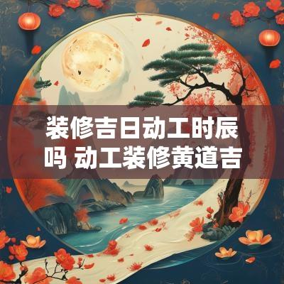 装修吉日动工时辰吗 动工装修黄道吉日时辰