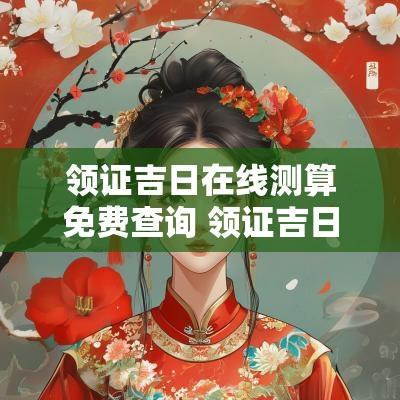 领证吉日在线测算免费查询 领证吉日查询测算