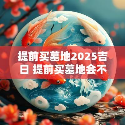 提前买墓地2025吉日 提前买墓地会不会不吉利