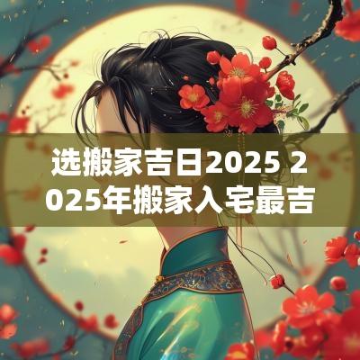 选搬家吉日2025 2025年搬家入宅最吉利好日子