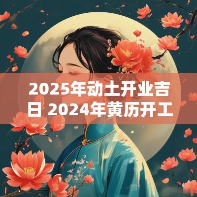 2025年动土开业吉日 2025年黄历开工动土吉日一览表