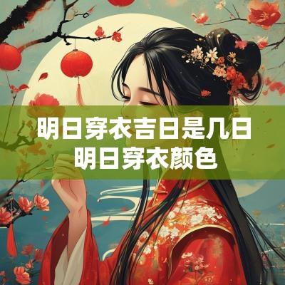 明日穿衣吉日是几日 明日穿衣颜色