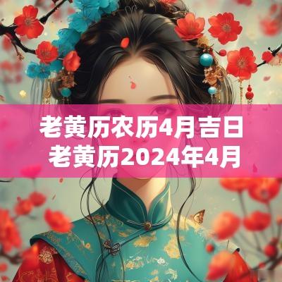 老黄历农历4月吉日 老黄历2025年4月黄道吉日一览表