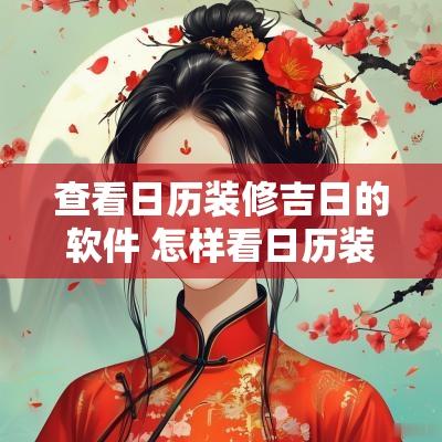 查看日历装修吉日的软件 怎样看日历装修