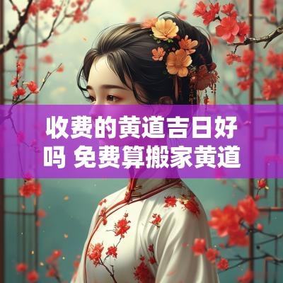 收费的黄道吉日好吗 免费算搬家黄道吉日