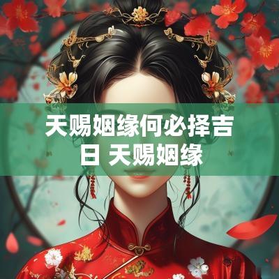 天赐姻缘何必择吉日 天赐姻缘