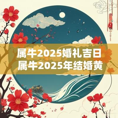 属牛2025婚礼吉日 属牛2025年结婚黄道吉日