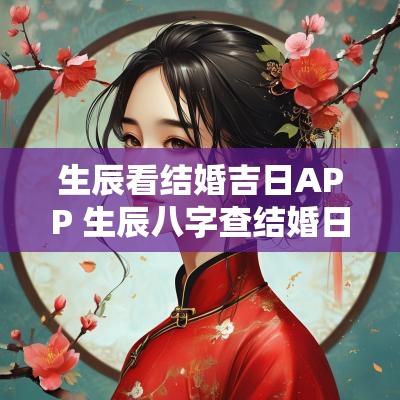 生辰看结婚吉日APP 生辰八字查结婚日