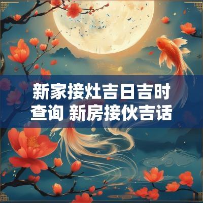 新家接灶吉日吉时查询 新房接伙吉话