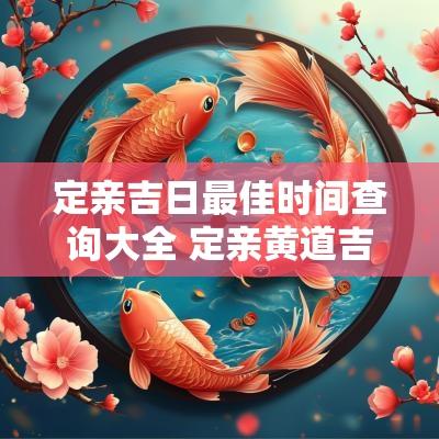 定亲吉日最佳时间查询大全 定亲黄道吉日2025