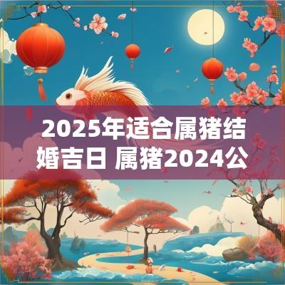 2025年适合属猪结婚吉日 属猪2025公历2025结婚最佳吉日
