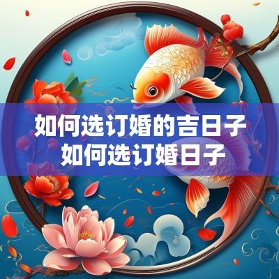 如何选订婚的吉日子 如何选订婚日子
