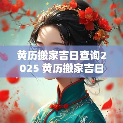 黄历搬家吉日查询2025 黄历搬家吉日查询2025年8月