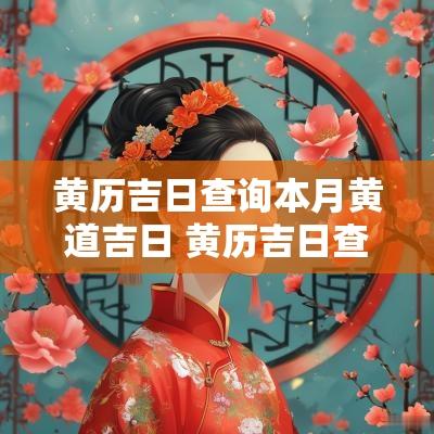 黄历吉日查询本月黄道吉日 黄历吉日查询
