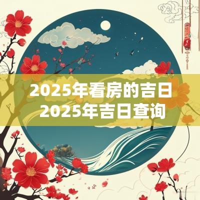 2025年看房的吉日 2025年吉日查询