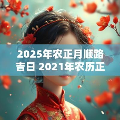 2025年农正月顺路吉日 2025年农历正月黄道吉日