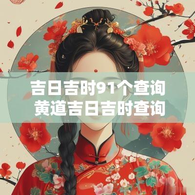 吉日吉时91个查询 黄道吉日吉时查询表2025
