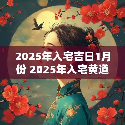 2025年入宅吉日1月份 2025年入宅黄道吉日一览表