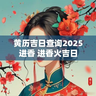 黄历吉日查询2025进香 进香火吉日