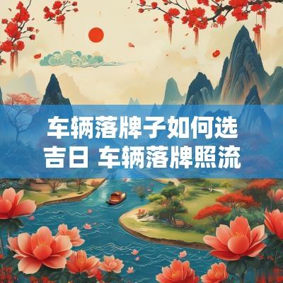 车辆落牌子如何选吉日 车辆落牌照流程