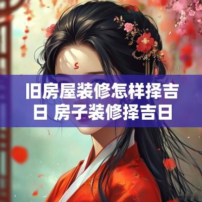 旧房屋装修怎样择吉日 房子装修择吉日的正确方法
