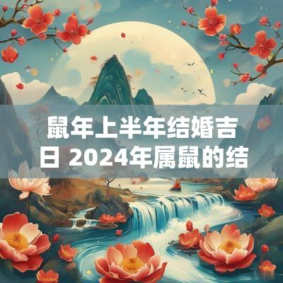 蛇年上半年结婚吉日 2025年属鼠的结婚好日子