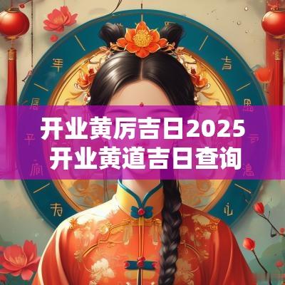 开业黄厉吉日2025 开业黄道吉日查询2025