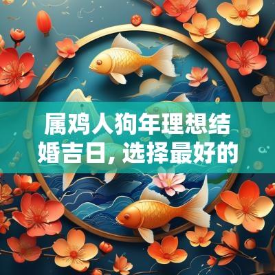 属鸡人狗年理想结婚吉日, 选择最好的日子