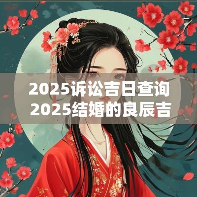 2025诉讼吉日查询 2025结婚的良辰吉日查询