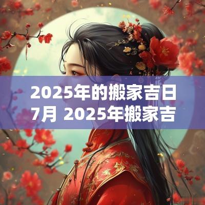 2025年的搬家吉日7月 2025年搬家吉日