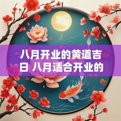 八月开业的黄道吉日 八月适合开业的黄道吉日2025