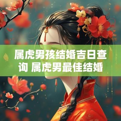 属虎男孩结婚吉日查询 属虎男最佳结婚年龄