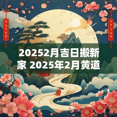 20252月吉日搬新家 2025年2月黄道吉日搬家