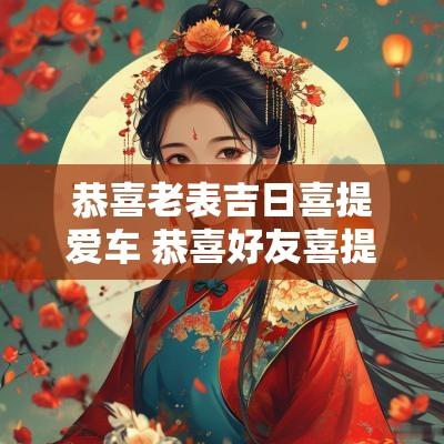 恭喜老表吉日喜提爱车 恭喜好友喜提爱车怎么表达