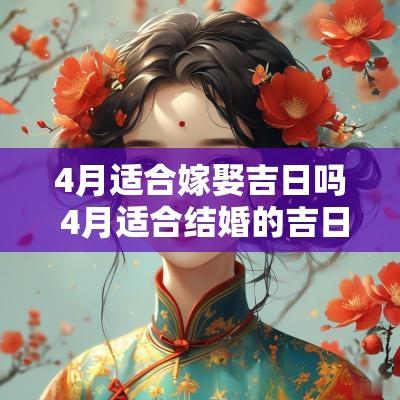 4月适合嫁娶吉日吗 4月适合结婚的吉日
