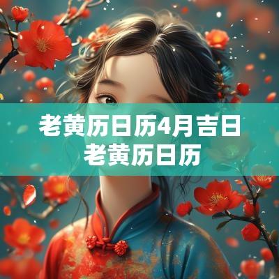 老黄历日历4月吉日 老黄历日历