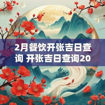2月餐饮开张吉日查询 开张吉日查询2025年9月份