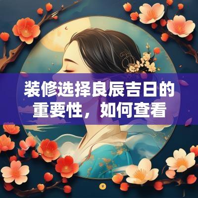 装修选择良辰吉日的重要性，如何查看