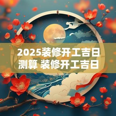 2025装修开工吉日测算 装修开工吉日免费测算
