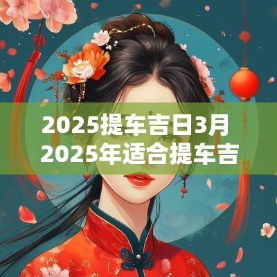 2025提车吉日3月 2025年适合提车吉日