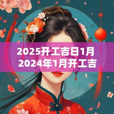 2025开工吉日1月 2025年1月开工吉日