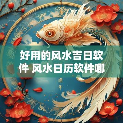 好用的风水吉日软件 风水日历软件哪个好